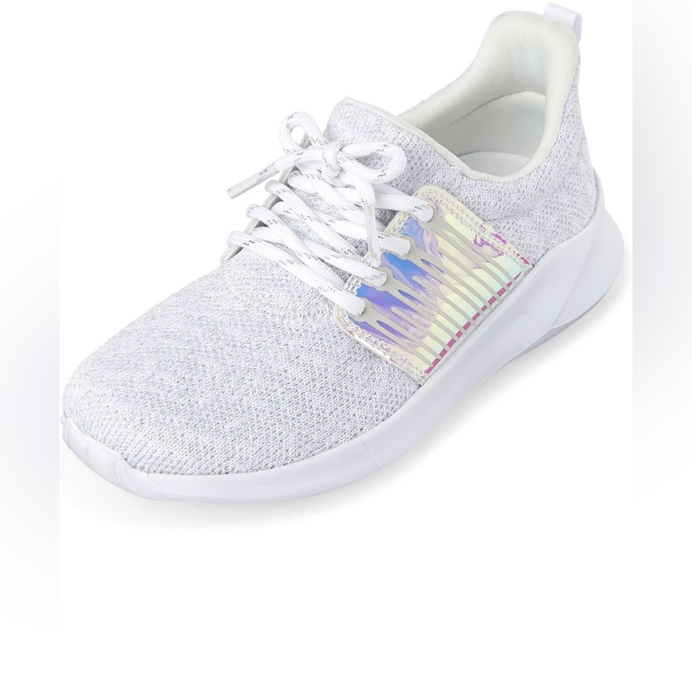 NWT The Children's Place White Knit Sneakers - 12T